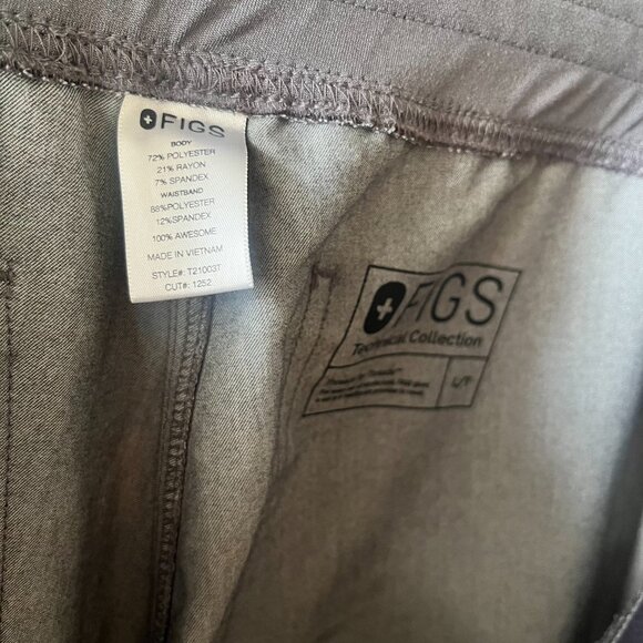 FIGS High Waisted Livingston Scrubs – Gray – L/T - Picture 8 of 8